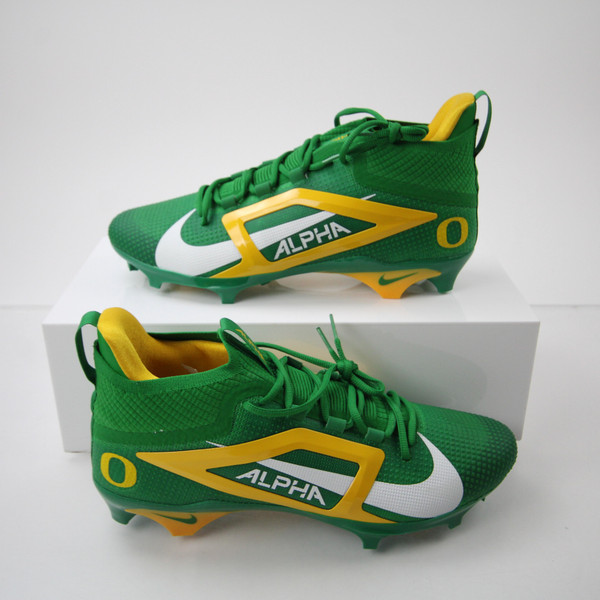 Oregon Ducks Nike Alpha Menace Football Cleat Men's Multiple Sizes CLEA-017403