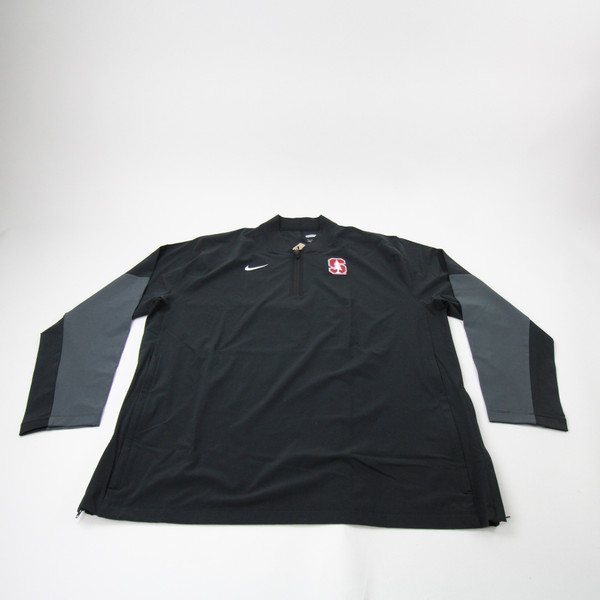 Stanford Cardinal Nike OnField Pullover Men's Black New with Tags XXL TOPS-181774