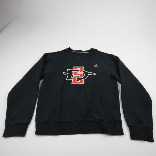 San Diego State Aztecs Air Jordan Sweatshirt Men's Black Used XS TOPS-182316