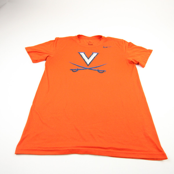 Virginia Cavaliers Nike Short Sleeve Shirt Men's Orange Used S TOPS-182359