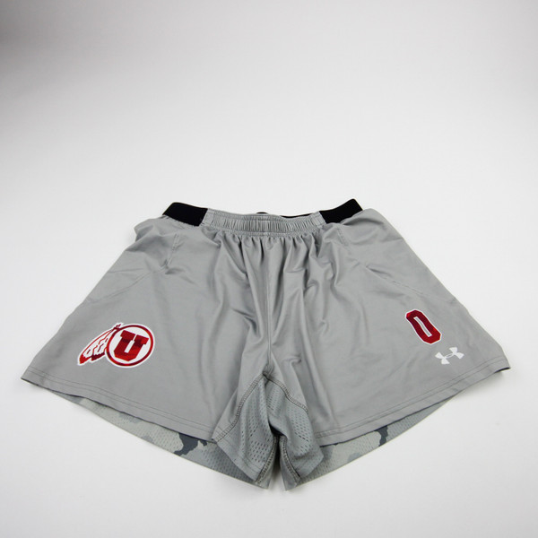 Utah Utes Under Armour Practice Shorts Women's Olive Used Multiple Sizes SHOR-039647