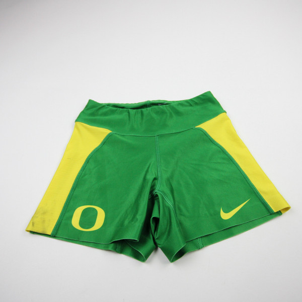 Oregon Ducks Nike Dri-Fit Running Short Women's Green Used Multiple Sizes SHOR-039374