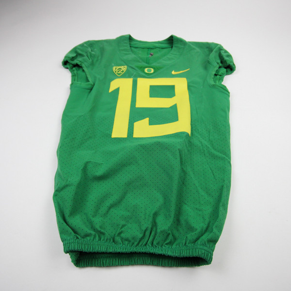 Oregon Ducks Nike Game Jersey - Football Men's Green Used 36 JRSY-011672