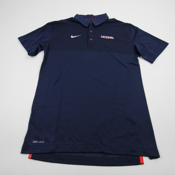 UConn Huskies Nike Dri-Fit Polo Men's Navy Used S TOPS-165745