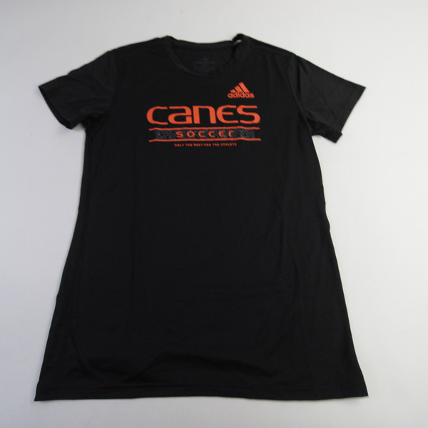 Miami Hurricanes adidas Creator Short Sleeve Shirt Women's New without Tags M TOPS-165785