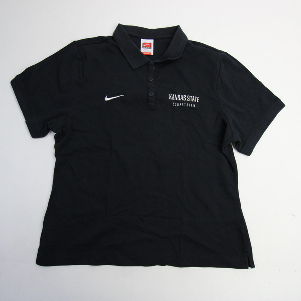 Kansas State Wildcats Nike Team Polo Women's Black Used L TOPS-165813