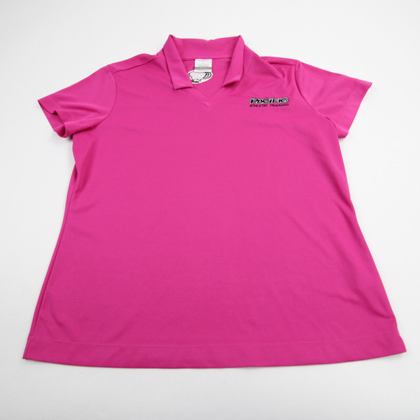 Pacific Tigers Nike Golf Dri-Fit Polo Women's Pink Used XL TOPS-165831