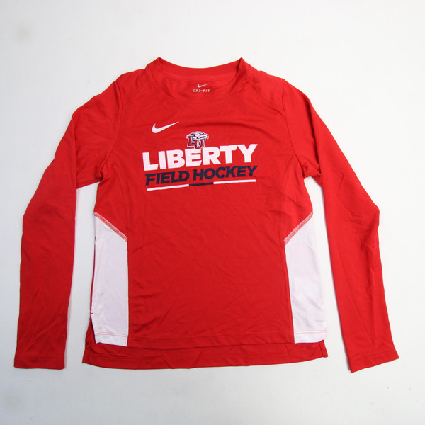 Liberty Flames Nike Dri-Fit Long Sleeve Shirt Women's Red Used S TOPS-165865