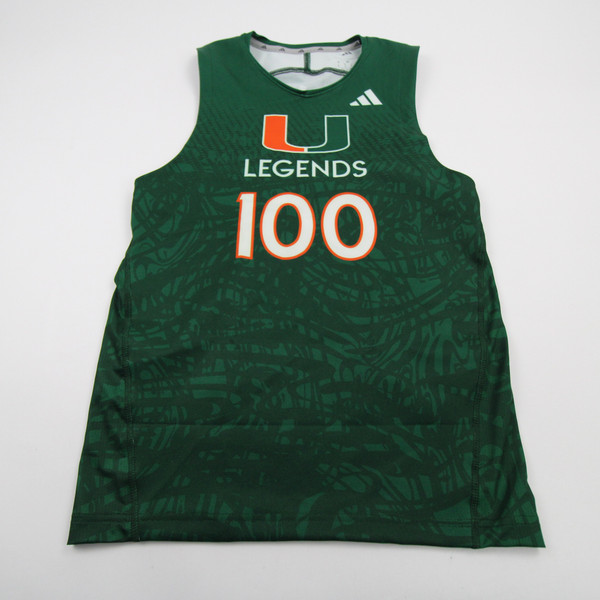 Miami Hurricanes adidas Sleeveless Shirt Men's New without Tags M TOPS-167454