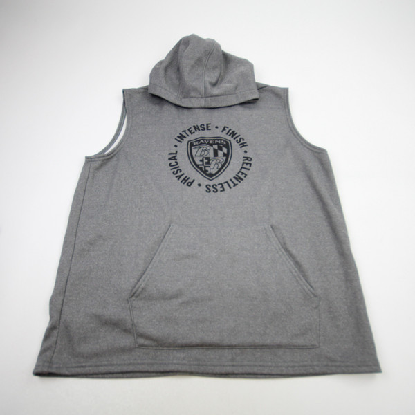 Baltimore Ravens WSI Sports Sweatshirt Men's Gray Used XL TOPS-171308