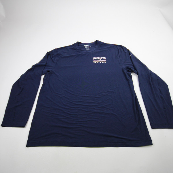New England Patriots Nike NFL On Field Dri-Fit Long Sleeve Shirt Men's Used XL TOPS-172170