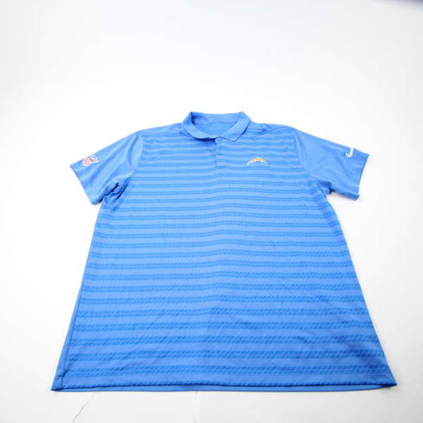 Los Angeles Chargers Nike NFL On Field Polo Men's Blue Used XL TOPS-172510
