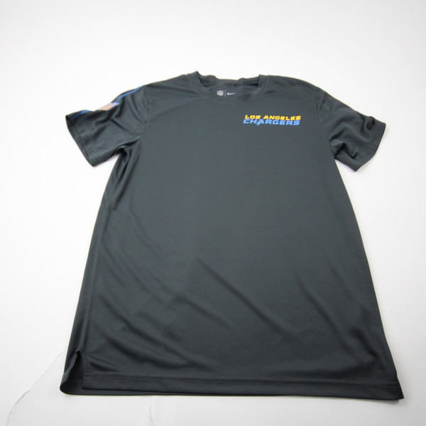 Los Angeles Chargers Nike Dri-Fit Short Sleeve Shirt Men's Gray Used M TOPS-172583