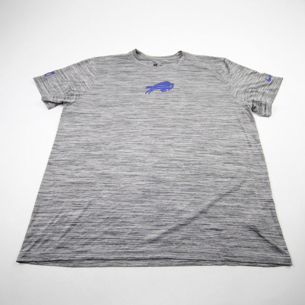 Buffalo Bills Nike NFL On Field Short Sleeve Shirt Men's Gray Used XXL TOPS-170539