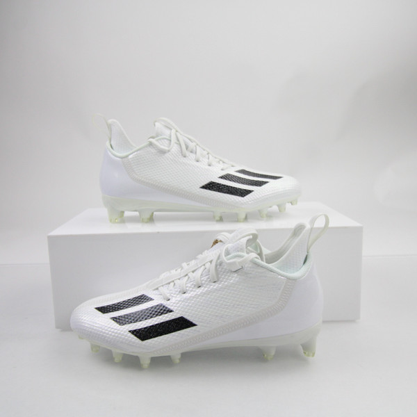adidas adizero Football Cleat Men's White New without Box Multiple Sizes CLEA-016467