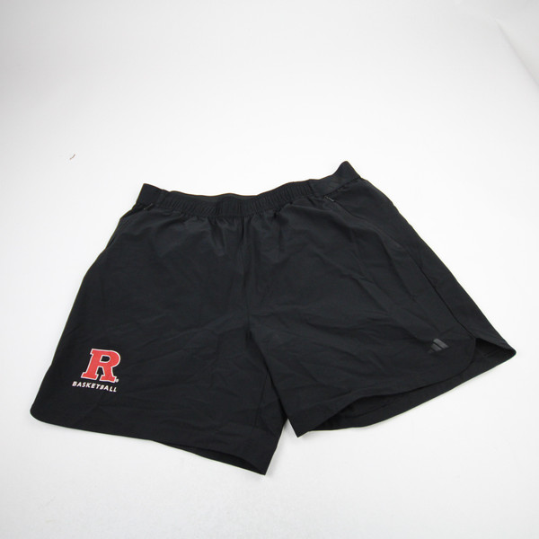 Rutgers Scarlet Knights adidas Aeroready Practice Shorts Men's Black Used XXL SHOR-037952