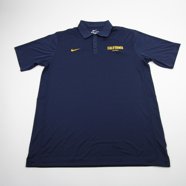California Golden Bears Nike Dri-Fit Polo Men's Navy Used M TOPS-176830