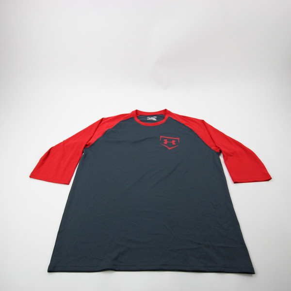 Under Armour Short Sleeve Shirt Men's Dark Gray Used L TOPS-177138