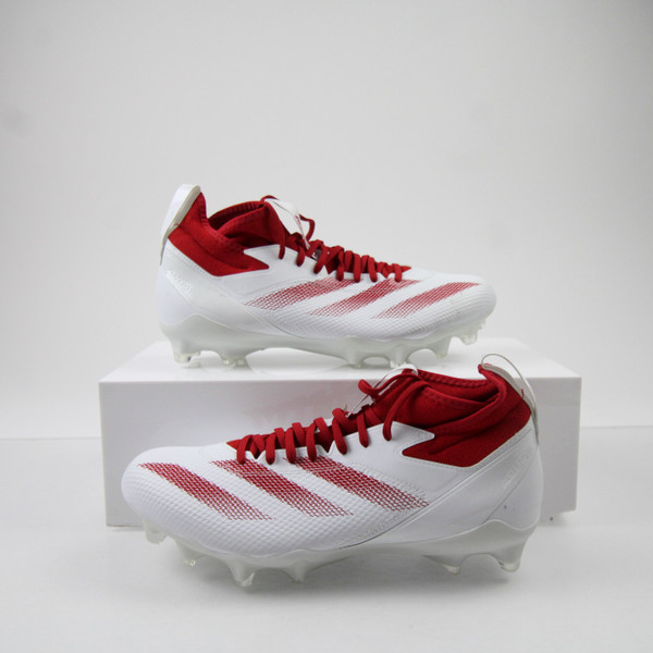 adidas adizero Football Cleat Men's White Used 13 CLEA-016788