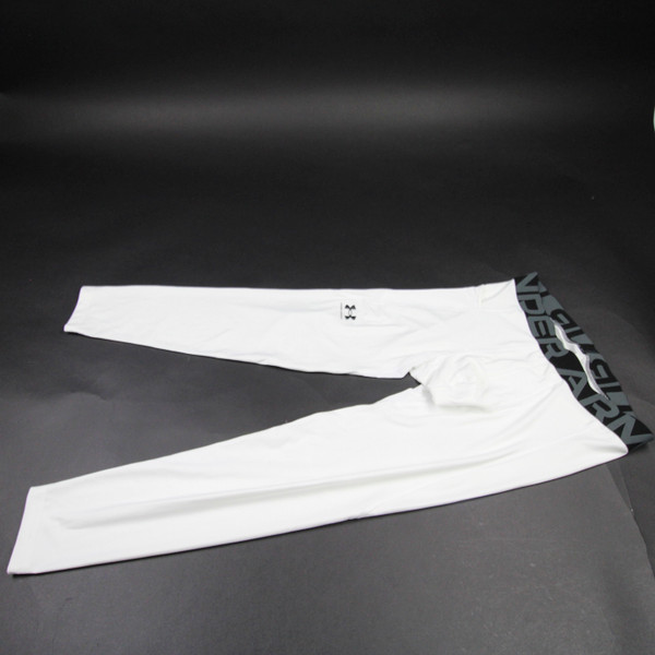 Under Armour Compression Pants Men's White Used XL PNTS-036278