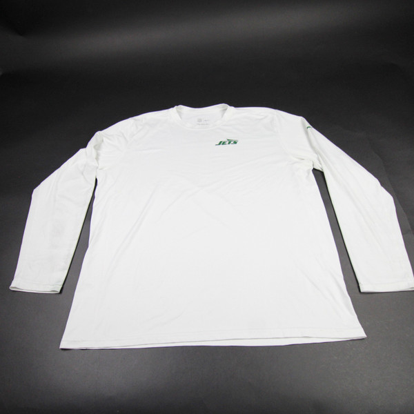 New York Jets Nike NFL On Field Nike Tee Long Sleeve Shirt Men's Used XXL TOPS-176715