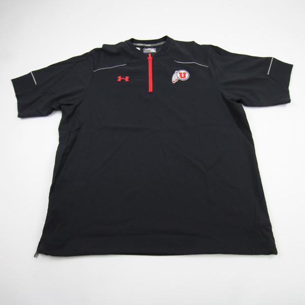Utah Utes Under Armour Pullover Men's Black New without Tags M TOPS-177078
