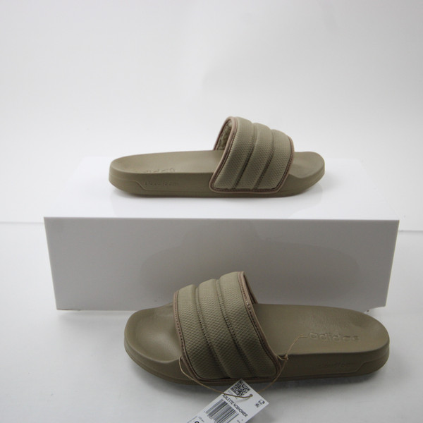 adidas Adilette Sandals & Flip Flops Men's Beige New without Box Multiple Sizes SHOE-022293