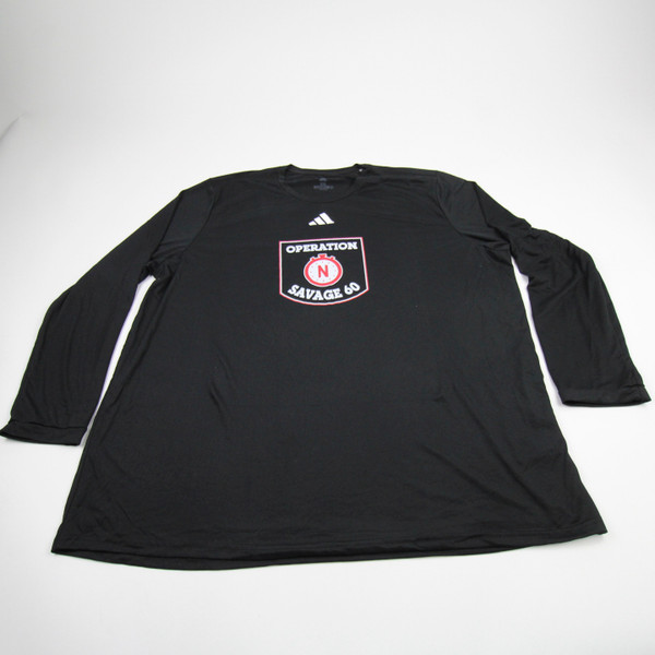 Nebraska Cornhuskers adidas Long Sleeve Shirt Men's Black Used 3XL TOPS-177278