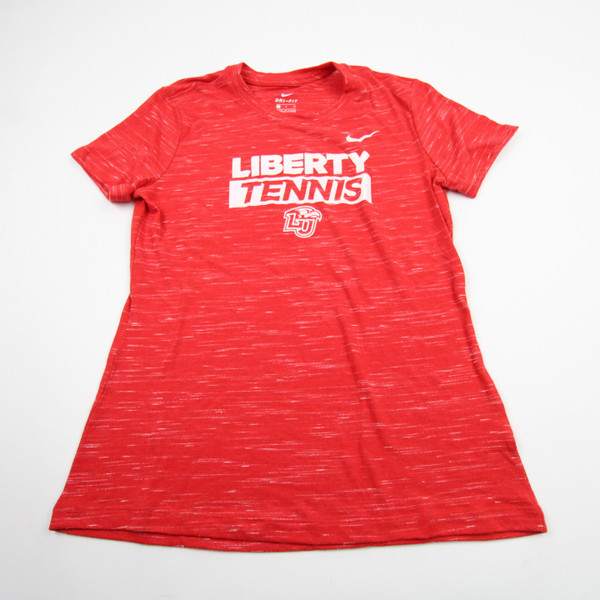 Liberty Flames Nike Short Sleeve Shirt Women's Red Used S TOPS-177692