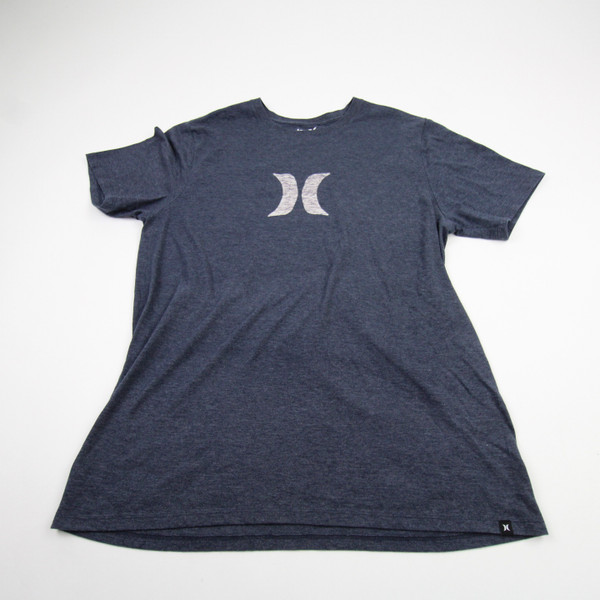Hurley Short Sleeve Shirt Men's Navy Used L TOPS-177706