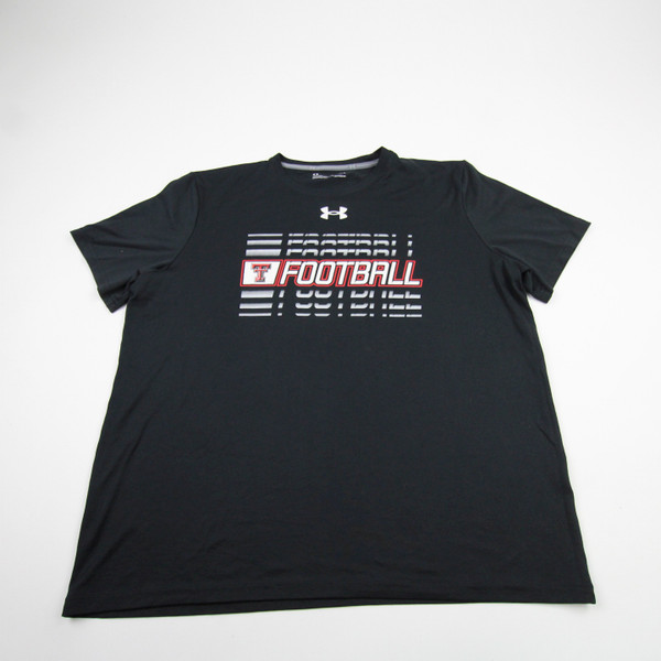 Texas Tech Red Raiders Under Armour HeatGear Short Sleeve Shirt Men's Used L TOPS-177719