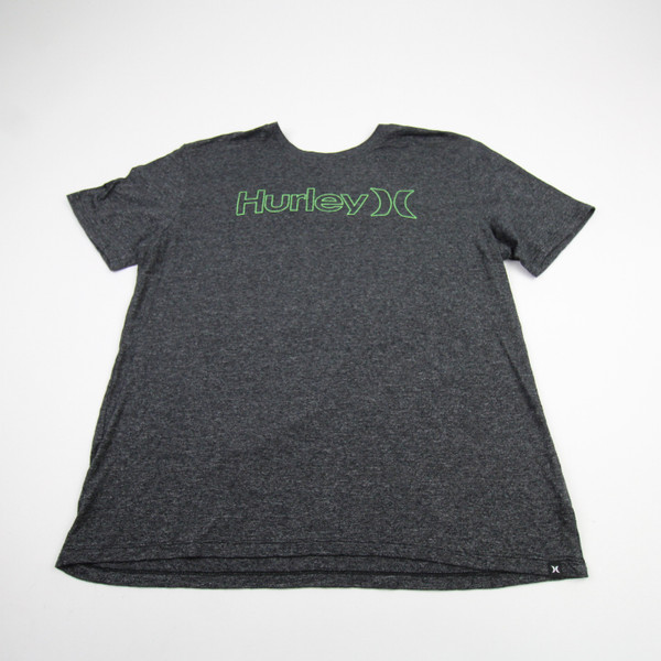 Hurley Short Sleeve Shirt Men's Dark Gray Used L TOPS-177704