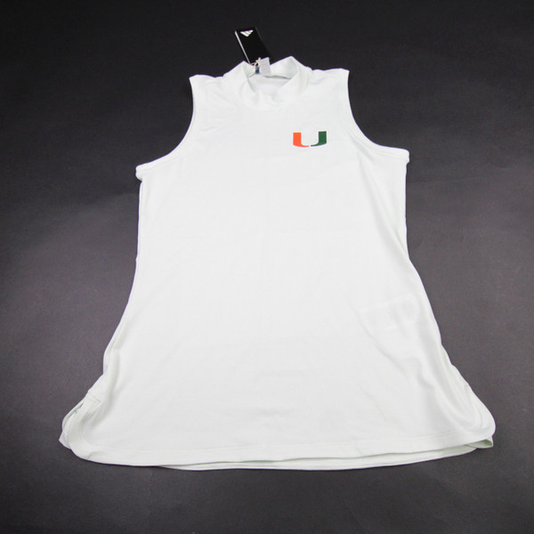 Miami Hurricanes adidas Sleeveless Shirt Women's New with Tags Multiple Sizes TOPS-177323