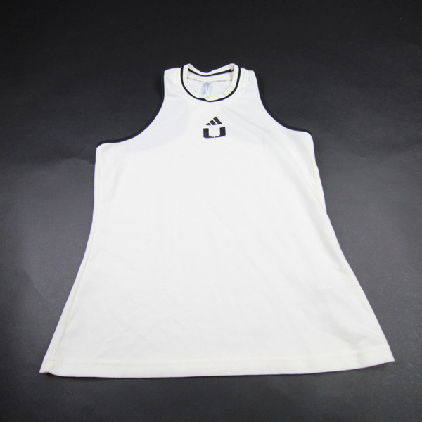 Miami Hurricanes adidas Aeroready Sleeveless Shirt Women's Used Multiple Sizes TOPS-177307