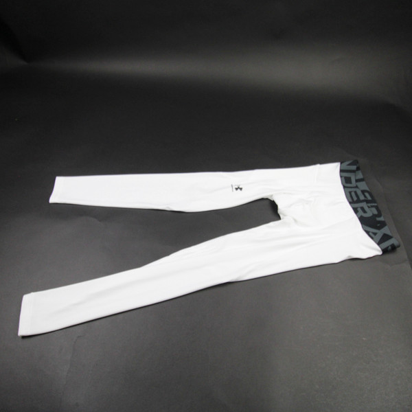Under Armour Compression Pants Men's White New with Tags Multiple Sizes PNTS-036503