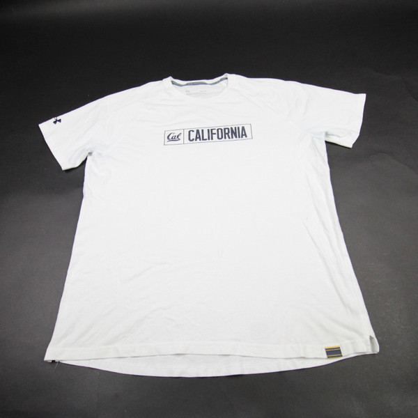 California Golden Bears Under Armour HeatGear Short Sleeve Shirt Men's Used L TOPS-177578
