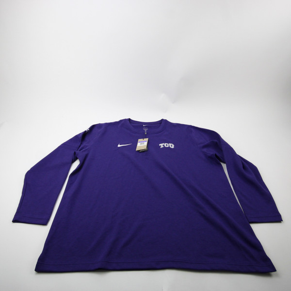 TCU Horned Frogs Nike Pullover Men's Purple New with Tags 3XL TOPS-178030