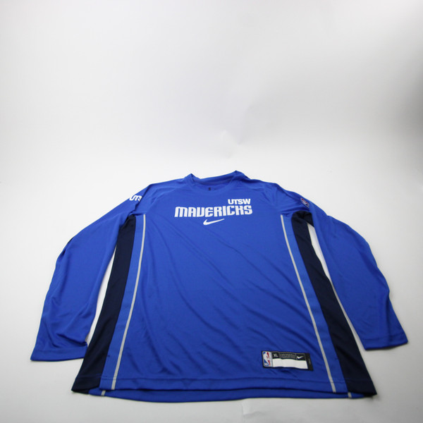 Dallas Mavericks Nike NBA Authentics Dri-Fit Long Sleeve Shirt