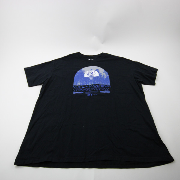 Dallas Mavericks Nike NBA Authentics Dri-Fit Short Sleeve Shirt Men's Used XL TOPS-178381