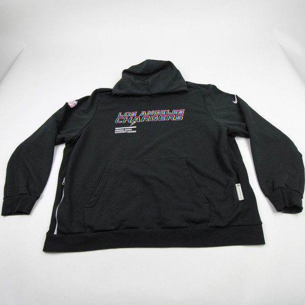 Los Angeles Chargers Nike NFL On Field Sweatshirt Men's Black Used 3XL TOPS-178191