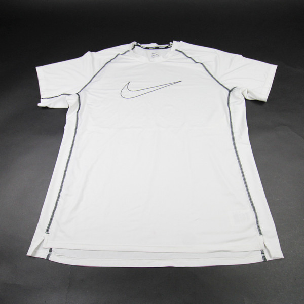 Nike Pro Dri-Fit Short Sleeve Shirt Men's White Used XXL TOPS-178115
