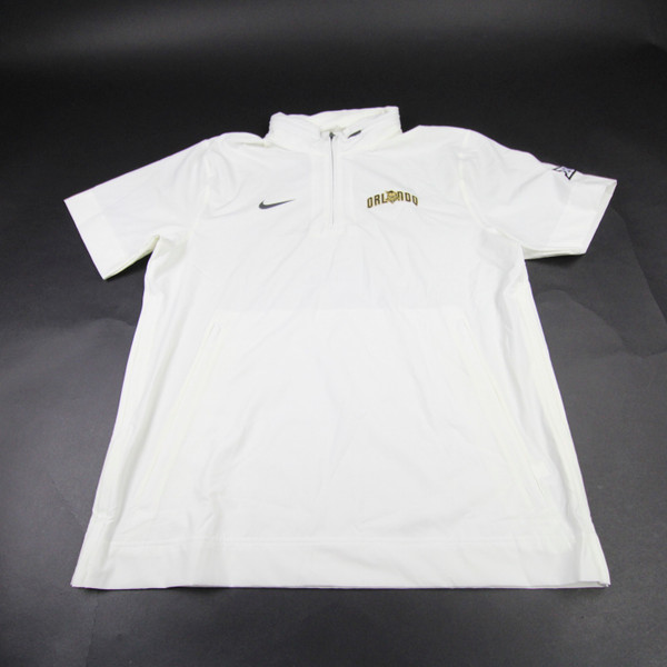 UCF Knights Nike Pullover Men's White Used Multiple Sizes TOPS-177836