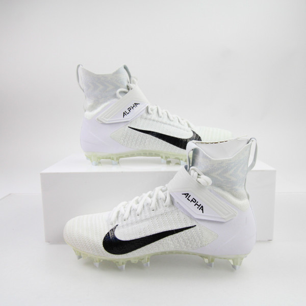 Nike Alpha Menace Football Cleat Men's White New without Box Multiple Sizes CLEA-017178