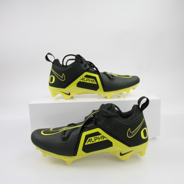 Oregon Ducks Nike Alpha Menace Football Cleat Men's Olive Used 12 CLEA-017098