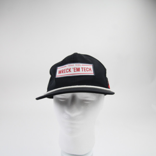 Texas Tech Red Raiders adidas Snap-Back Hat Unisex Black Used OSFA HATS-016692