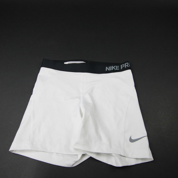 Nike Dri-Fit Compression Shorts Women's White Used M SHOR-039670
