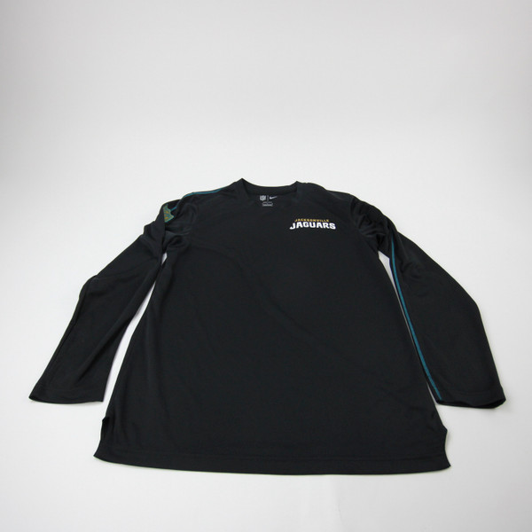 Jacksonville Jaguars Nike NFL On Field Long Sleeve Shirt Men's Black Used M TOPS-182785