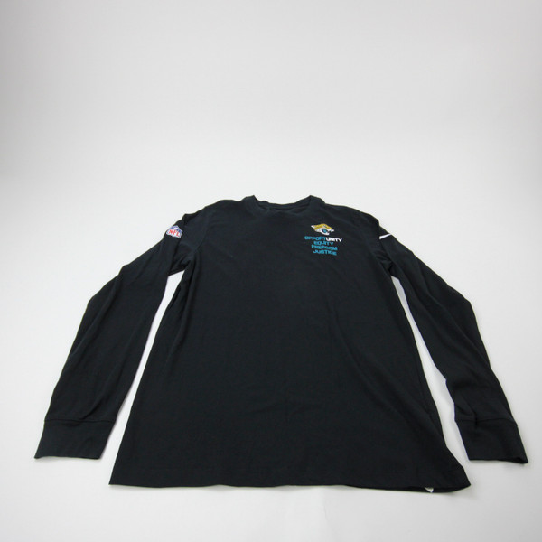 Jacksonville Jaguars Nike NFL On Field Long Sleeve Shirt Men's Black Used M TOPS-182788