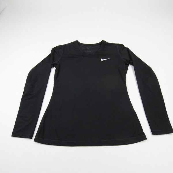 Nike Dri-Fit Long Sleeve Shirt Women's Black Used L TOPS-178577