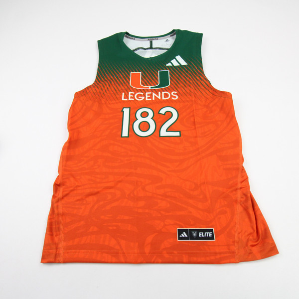 Miami Hurricanes adidas Compression Top Men's New without Tags L TOPS-178546